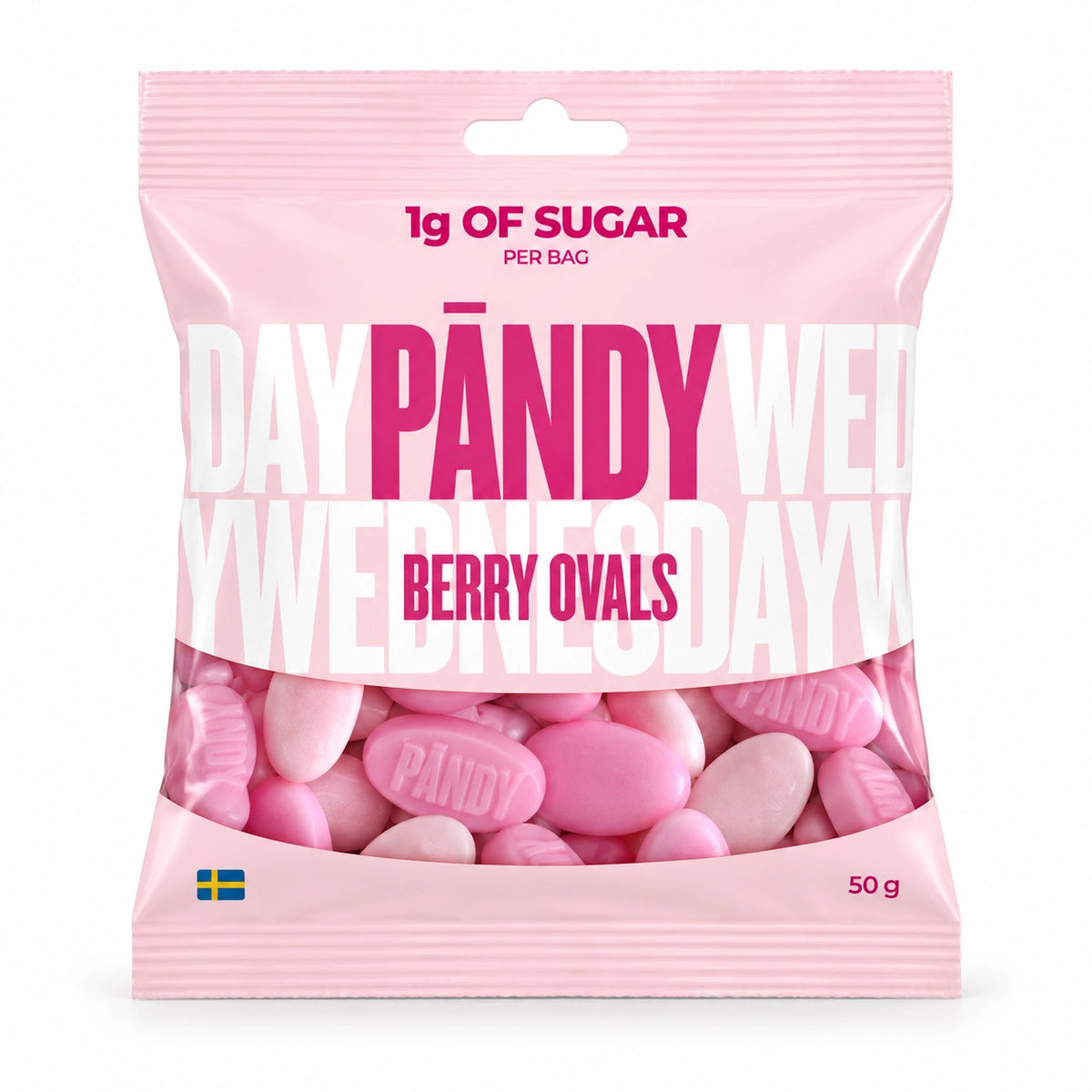 Pändy Berry Ovals – Low-Sugar Swedish Candy (5 Pack)