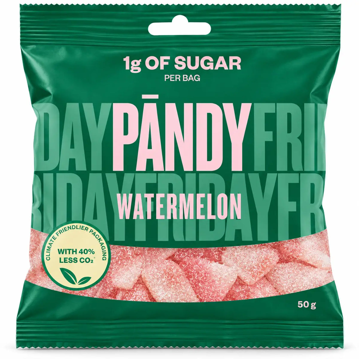 Pändy Watermelon – Low-Sugar Swedish Gummy Candy (5 Pack)