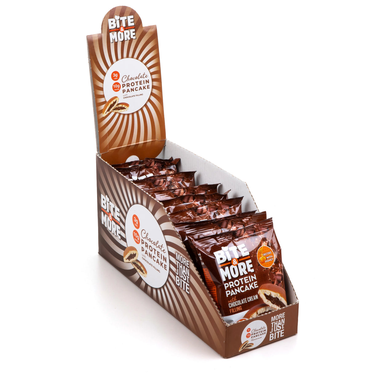 Protein Pancake, Chocolate flavor, Pillowy-Soft Pancake Joy (12 Piece)