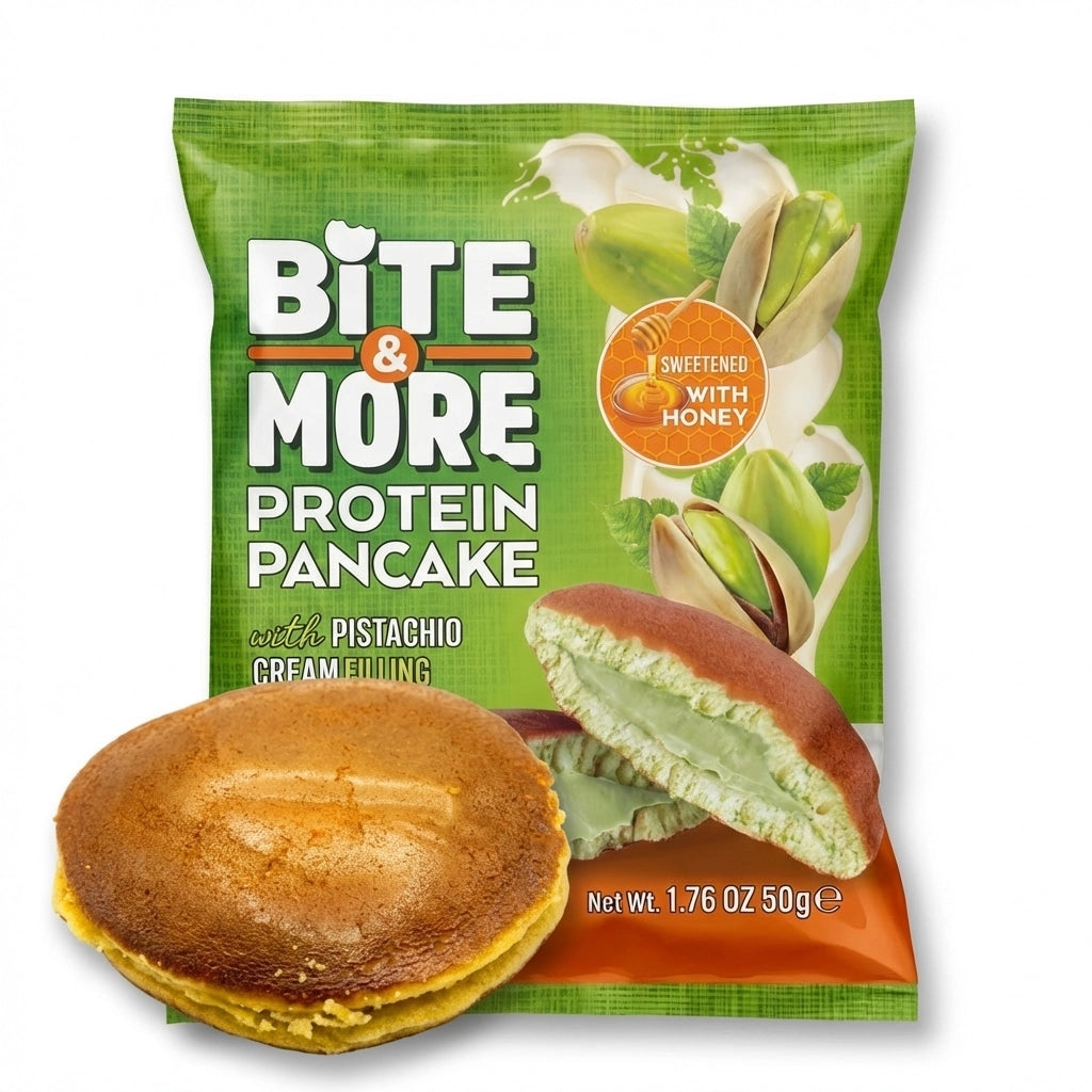 Protein Pancake, Pistachio flavor, Pillowy-Soft Pancake Joy (12 Pieces)