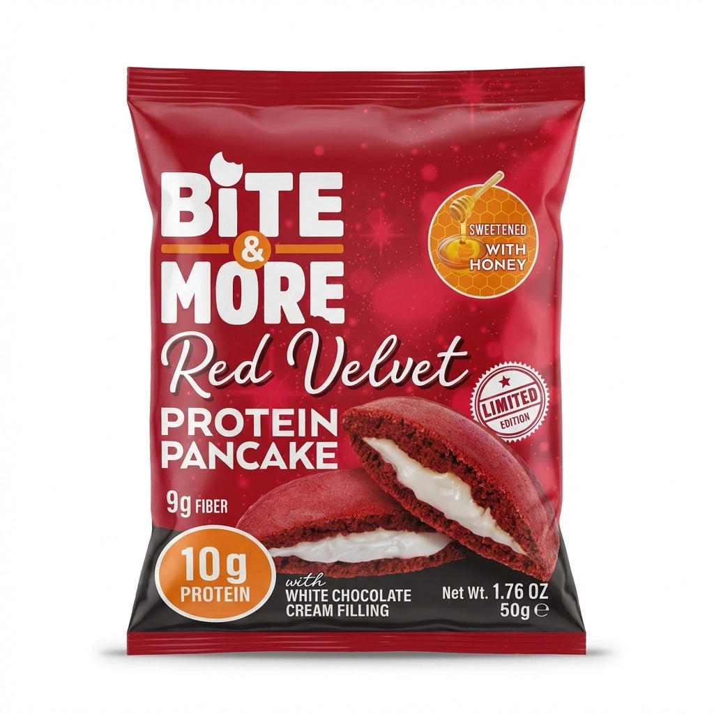 Red Velvet flavor,Protein Pancake, Pillowy-Soft Pancake Joy (12 Piece)