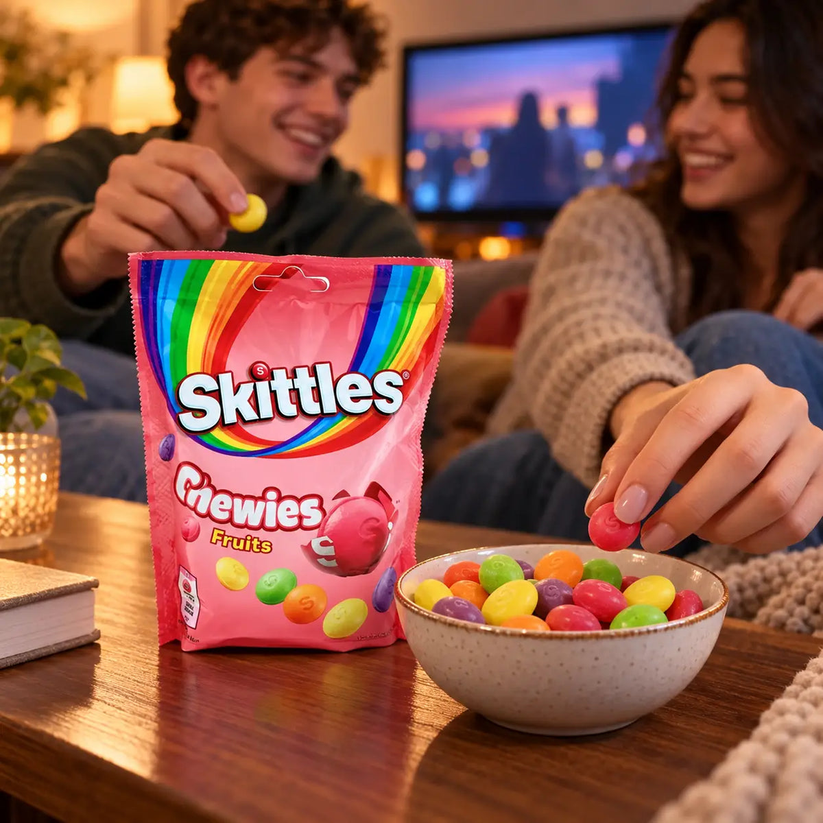 Skittles Giants Gooey Chewy Sweets (5 Pack)