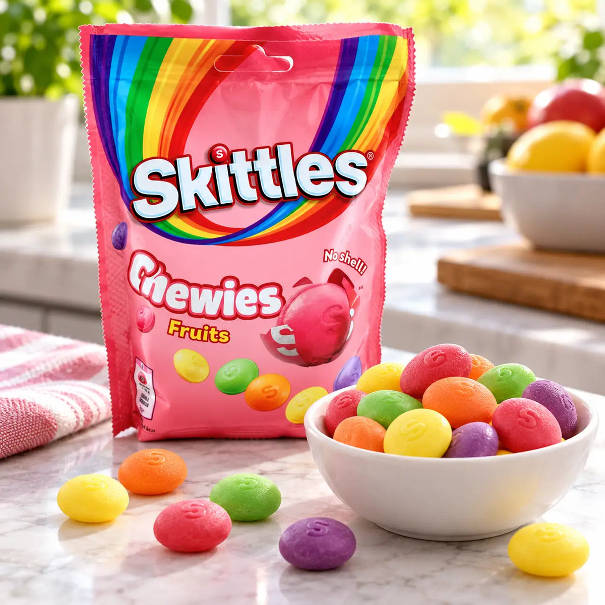 Skittles Giants Gooey Chewy Sweets (5 Pack)