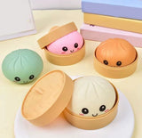 Rare Viral Squishy Bun Rainbow Mystery Dumpling NEW