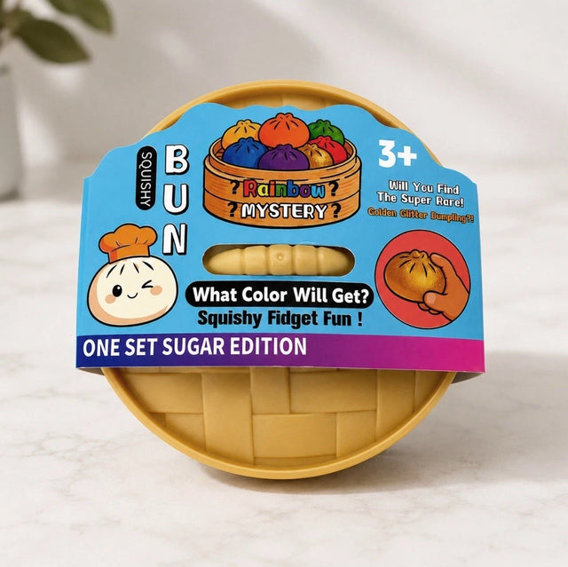 Rare Viral Squishy Bun Rainbow Mystery Dumpling NEW