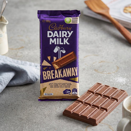 Australian Cadbury Dairy Milk Breakaway Chocolate Block