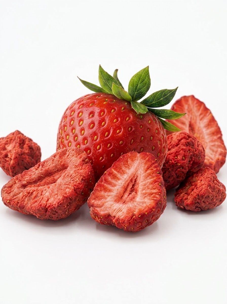 Carians Freeze Dried Strawberry–  0.7oz (20g) equal to 7.1 Oz Fresh Fruit