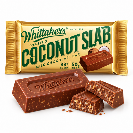 Whittaker's Creamy Milk Chocolate Coconut Slab