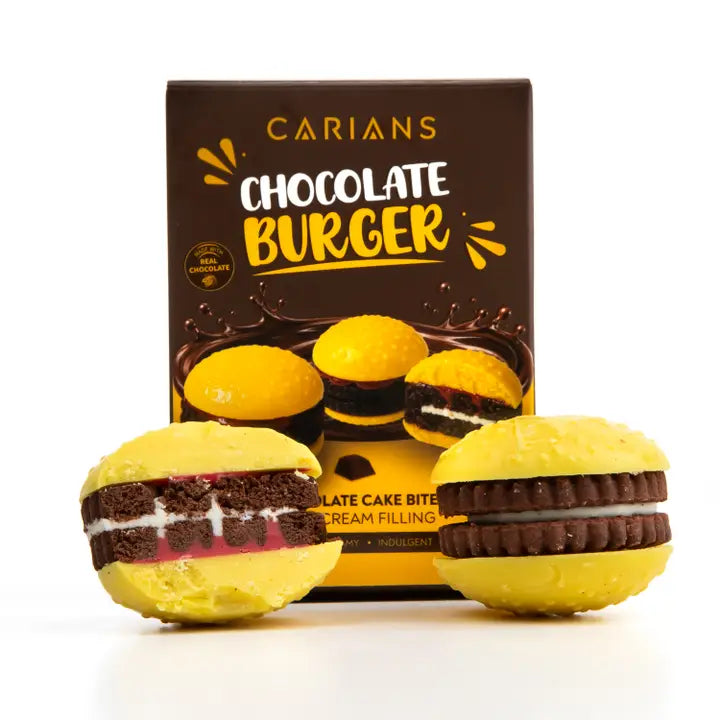 Chocolate Burger – Oreo Cake Bites with Cream Filling, 2 Pieces