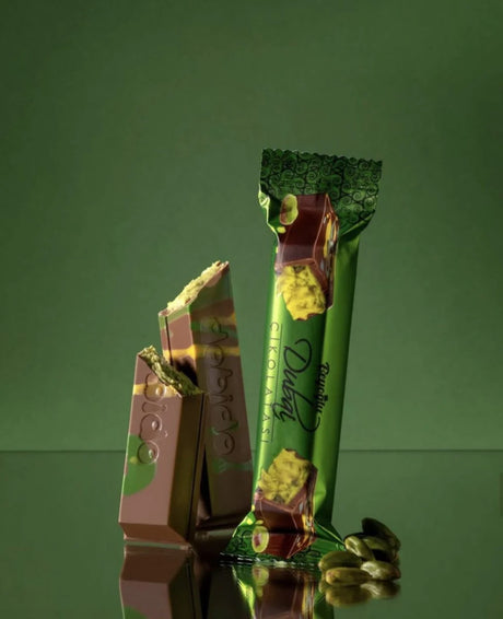 Carian Dubai Chocolate Bar Pistachio Viral Knafeh Dubai - 24 Piece