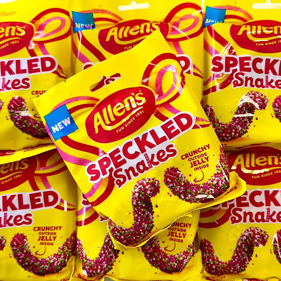 Allen’s Speckled Snakes Crunchy Jelly Candy – 130 g