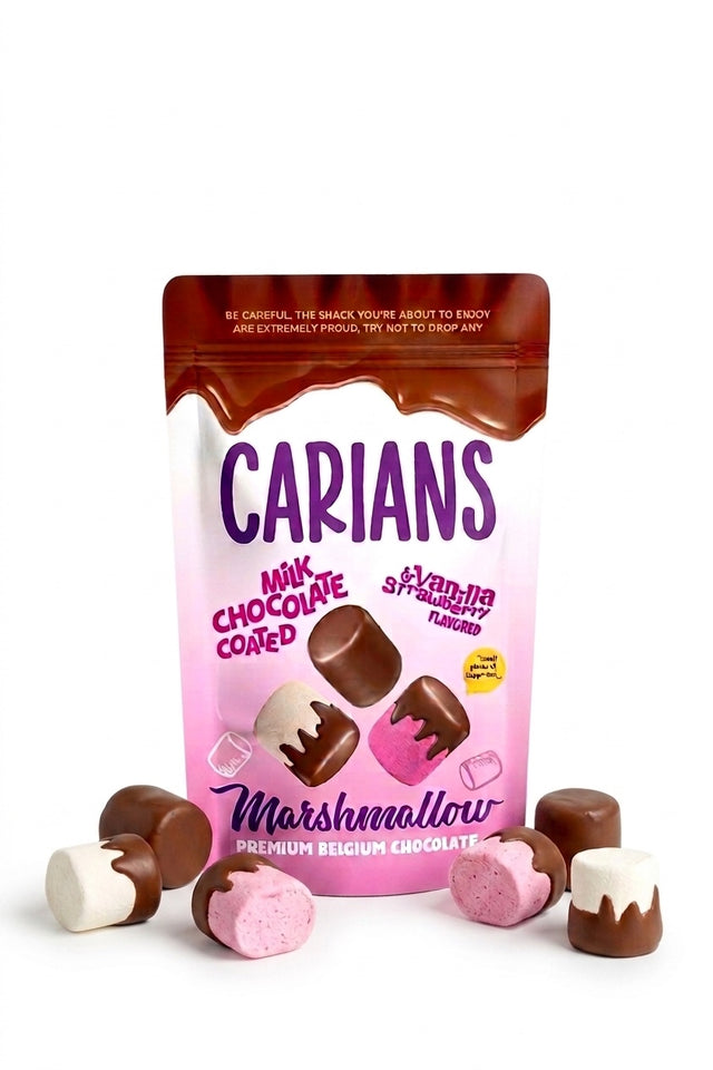 Chocolate Coated Mini Marshmallow Candy Chocolates (12 Pack)