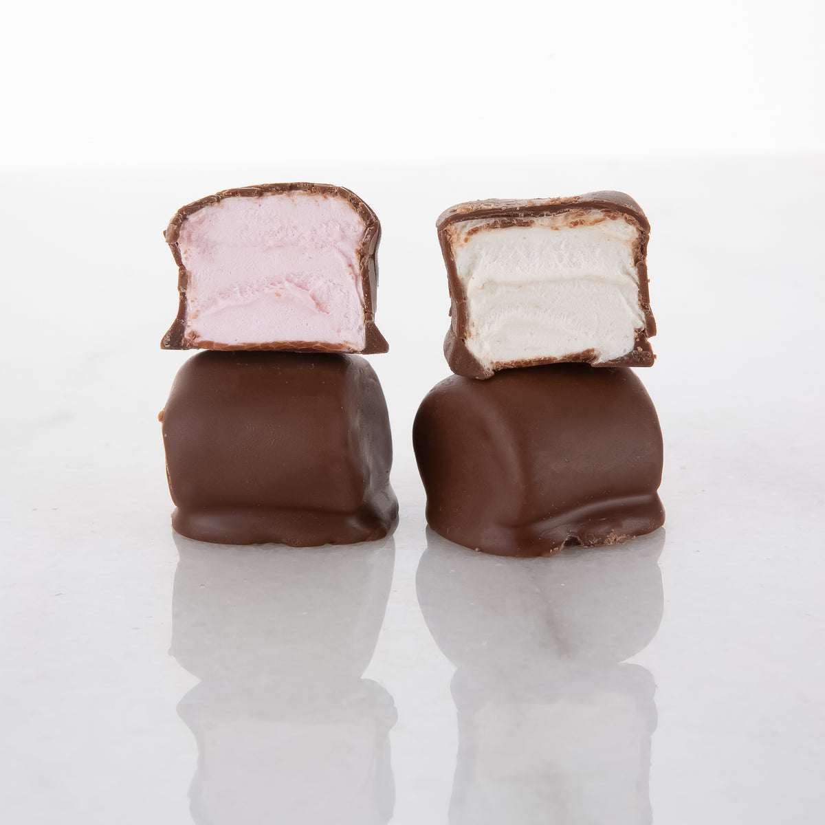 Chocolate Coated Mini Marshmallow Candy Chocolates (12 Pack)
