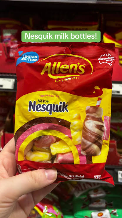 Allen’s Nesquik Milkshakes Chocolate Strawberry & Banana