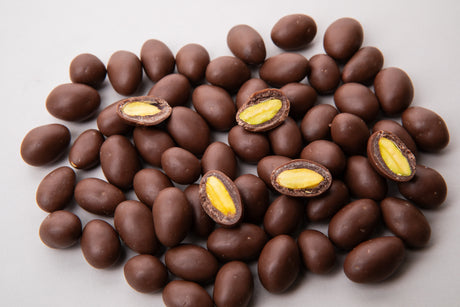 Chocolate Covered Pistachio Dragee Candy (12 Pack)