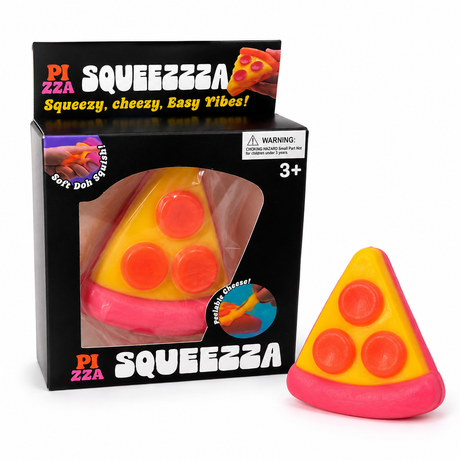 Squeezza Pizza Soft Squish Squeeze Stress Relief Fidget