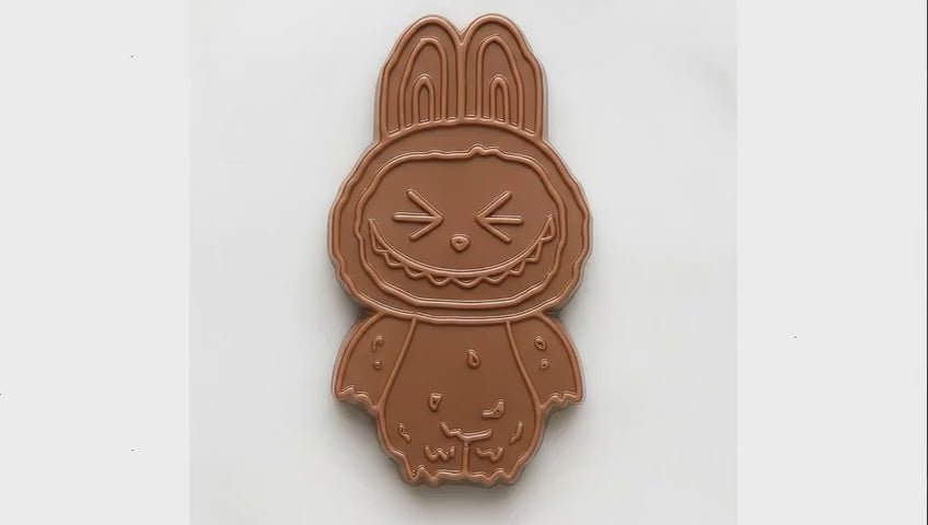 Viral LABUBU Chocolate Bar with Nutella Hazelnut Cream Filling 2.65 Oz