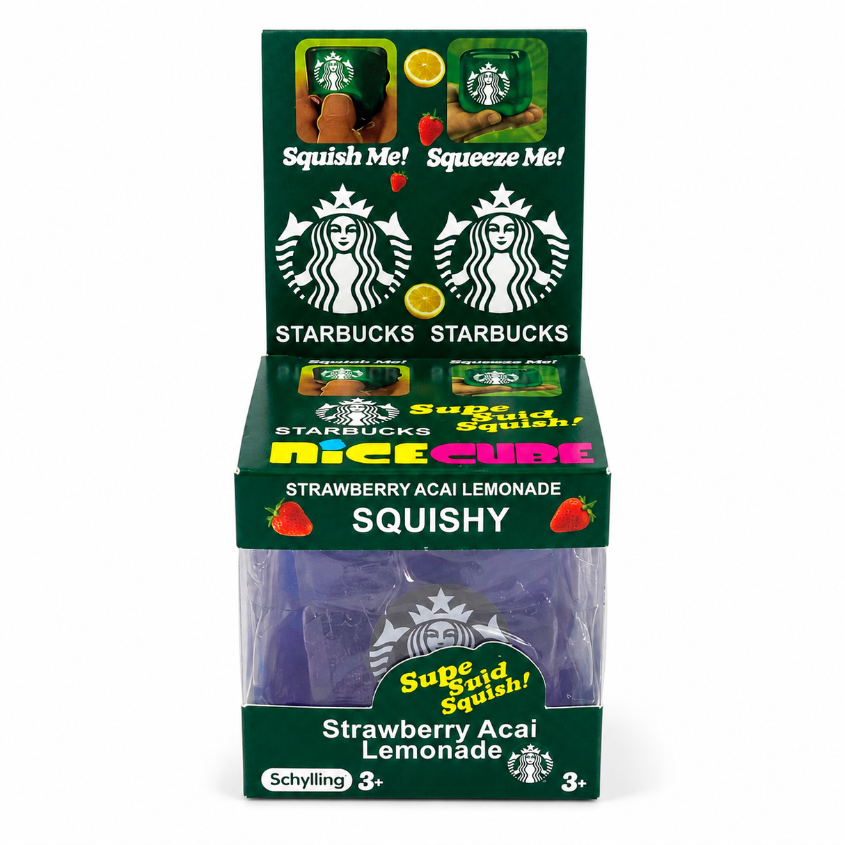Starbucks Squishy Toy Nice Cube Fidget Stress Ball