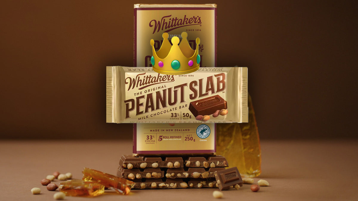 New Zealand’s Finest Chocolate Whittaker's Peanut Slab 1.76Oz