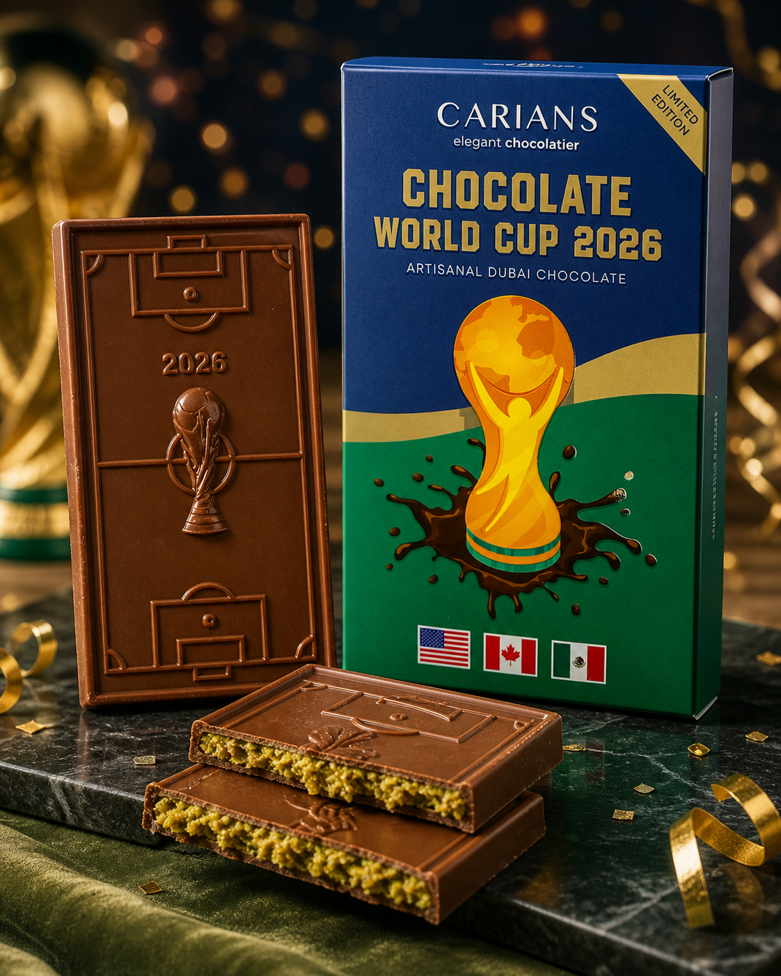 Viral World Cup Chocolate Bar 2.7oz (75g)